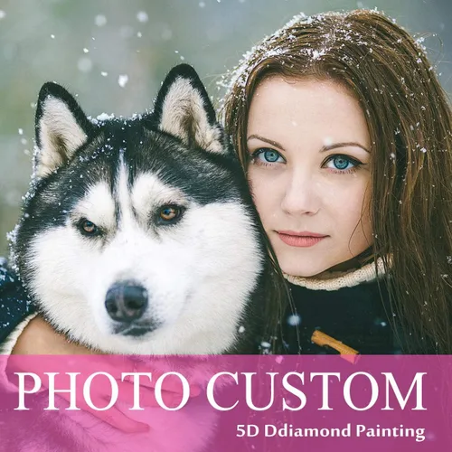 Miniatura 6 de Kits personalizados para crear cuadros de pintura con cuentas de colores en forma de diamante para adultos; se pueden personalizar con tu propia