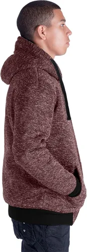 Miniatura 2 de Facitisu - Sudaderas de vellón pesado con capucha para hombre, con cremallera de invierno, talla grande