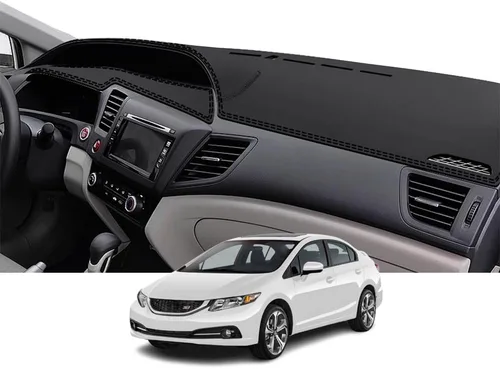 Miniatura 29 de Accesorios Interiores Personalizados para Honda 10th Civic 2016 2017 2018 2019 2020 2021 Cubierta de Tablero Alfombrilla Cubiertas de Tablero Reduce