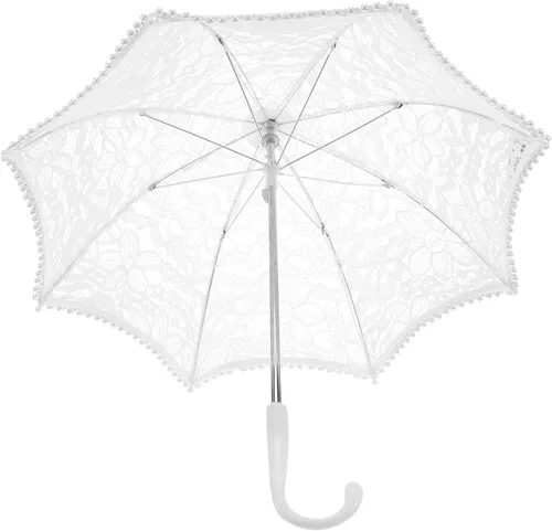 Miniatura 3 de ERINGOGO 2pcs Lace Umbrella Travel Umbrellas Wedding Umbrellas for Rain Bulk Umbrellas Lace Sun Umbrella Mini Lace Umbrella Princess Umbrella Flower