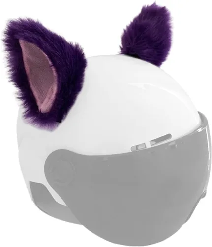 Miniatura 7 de Orejas de gato para casco, orejas de felpa, accesorio adhesivo para casco para bicicleta, motocicleta, superficies lisas, decoración de cascos