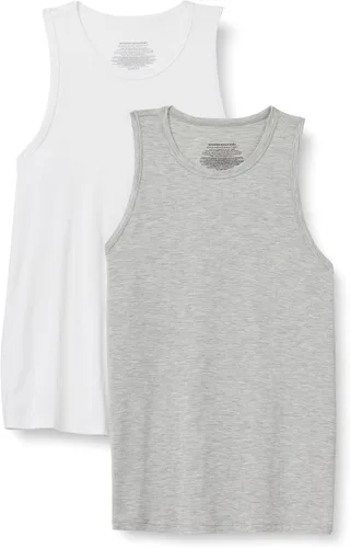 Miniatura 6 de Amazon Essentials Camiseta sin mangas modal súper suave para hombre, paquete de 2