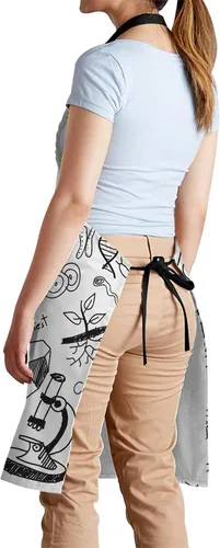 Miniatura 3 de oFloral Delantal de teoría de la ciencia de la biología unisex ajustable, delantal para cocinar, cocinero, mujeres y hombres, delantales para cocina