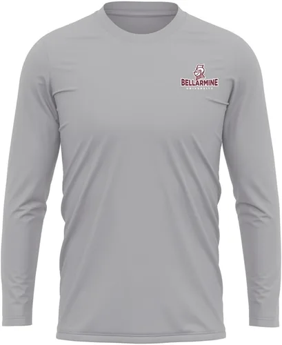 Miniatura 150 de Camisa deportiva de manga larga oficial de la NCAA Collegiate para hombre, con logotipo en el pecho izquierdo, colección Athletic Heather