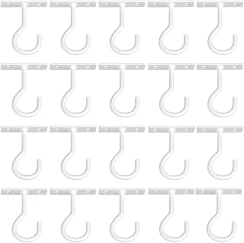 Miniatura 13 de Ganchos para plantas, paquete de 2 soportes de metal para colgar plantas de 6 pulgadas, gancho decorativo para comederos de pájaros, macetas, Negro