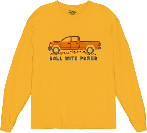 Miniatura 144 de Tee Hunt Camisetas gráficas y camisetas sin mangas para hombre Roll with Power Pickup Truck