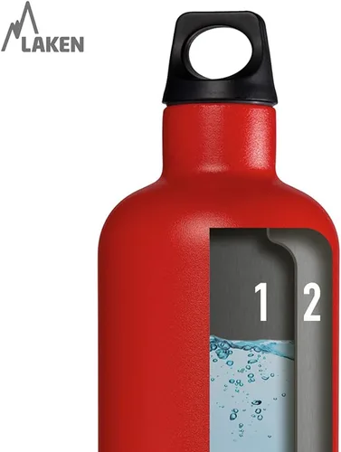 Miniatura 7 de Laken Thermo Futura - Botella de agua de acero inoxidable aislada al vacío, boca estrecha, 12-25 onzas
