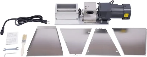 Miniatura 7 de Molino eléctrico de grano molino de cebada, 110 V, 40 W, 75 RPM, trituradora de malta, molino de granos, molino de grano para el hogar, molino