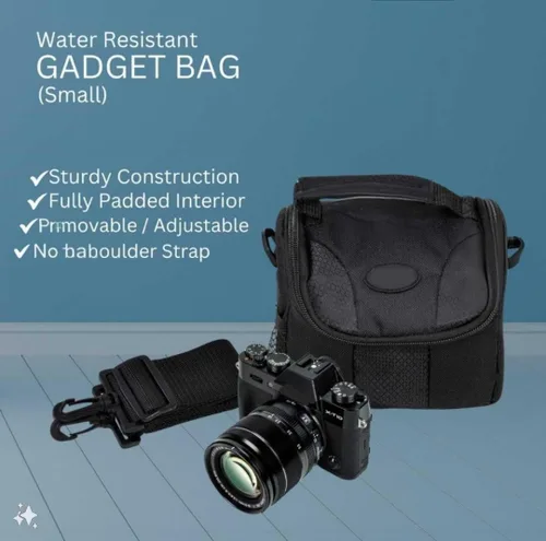 Miniatura 7 de eCostConnection Pequeña bolsa acolchada para cámara con correa para el hombro - Estuche compacto para cámara DSLR y sin espejo, funda protectora