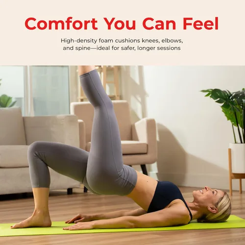 Miniatura 6 de Sunny Health & Fitness Alfombrilla de yoga antideslizante: duradera, antidesgarros, ligera, soporte acolchado para yoga, pilates, ejercicios de Azul