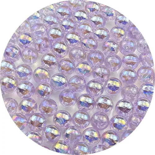 Miniatura 7 de 2000 cuentas redondas acrílicas de 0.157 pulgadas (0.157 in), cuentas espaciadoras de colores AB con agujero para bricolaje, pulseras, collares