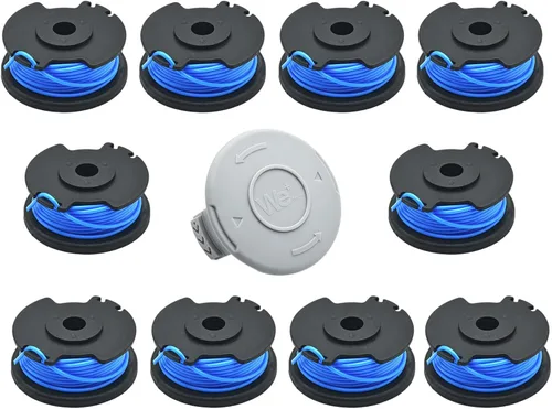 Miniatura 4 de WETOOLPLUS - Bobina de recortadora de hilo de 0.065 pulgadas para Ryobi Weed Wacker String One+ AC14RL3A, bobinas de repuesto para recortadoras