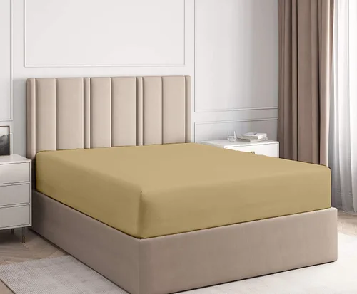 Miniatura 24 de 1 sábana bajera de tamaño individual, sábana bajera 100% algodón orgánico, sábana bajera suave de 800 hilos, calidad de hotel suave, bolsillo
