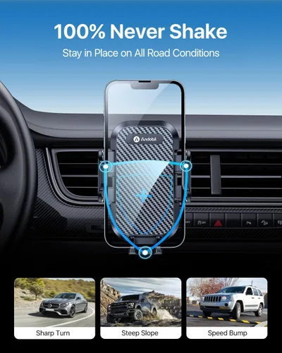 Miniatura 3 de andobil 2026 Soporte para teléfono de coche mejorado, soportes para teléfono de grado militar para la rejilla de ventilación de su coche, clip