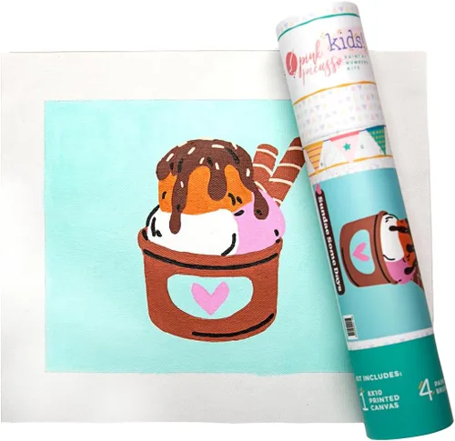 Miniatura 17 de Pink Picasso Kits de pintura por números para niños de 8 a 12 años Kit de manualidades para niños principiantes de bricolaje, pintura acrílica