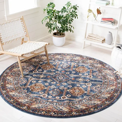 Miniatura 10 de SAFAVIEH Bijar Collection BIJ653B - Alfombra tradicional oriental, envejecida, no desprende pelusa, 2 pies 3 pulgadas x 10 pies, color azul