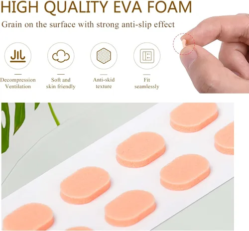 Miniatura 3 de SooGree 48 pares de almohadillas de espuma suave para la nariz, autoadhesivas, antideslizantes, almohadillas nasales delgadas de 0.039 pulgadas