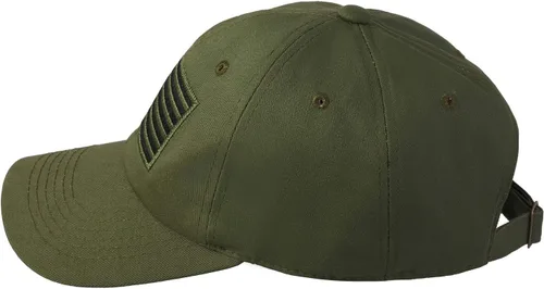Miniatura 89 de IIN Gorra de béisbol con bandera estadounidense para hombres y mujeres, de perfil bajo, militar, militar, militar, para papá
