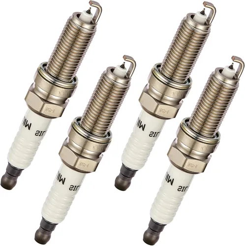BDFHYK Juego de 4 bujías de iridio compatibles con Hyundai Equus Genesis Santa Fe Sport Sonata Tucson, compatibles con Kia Optima Sorento Sportage