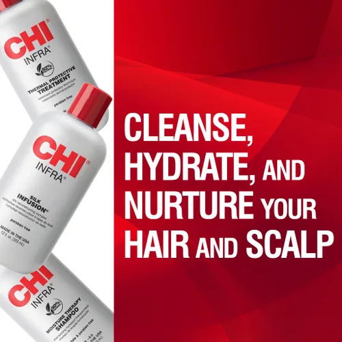 Miniatura 2 de CHI Kit de trío con champú CHI Infra, tratamiento CHI Infra e infusión de seda CHI