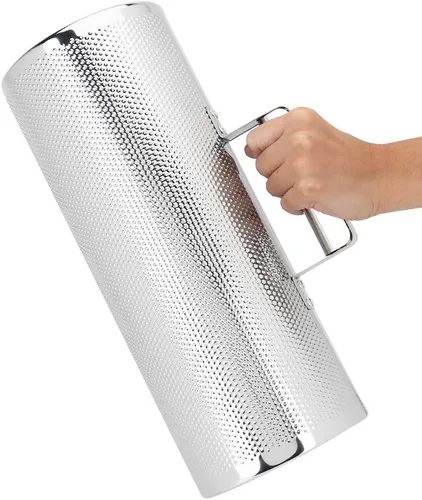 Miniatura 8 de Guiro profesional de acero inoxidable con herramienta de entrenamiento musical raspador para bandas, concierto, rendimiento escénico - plata