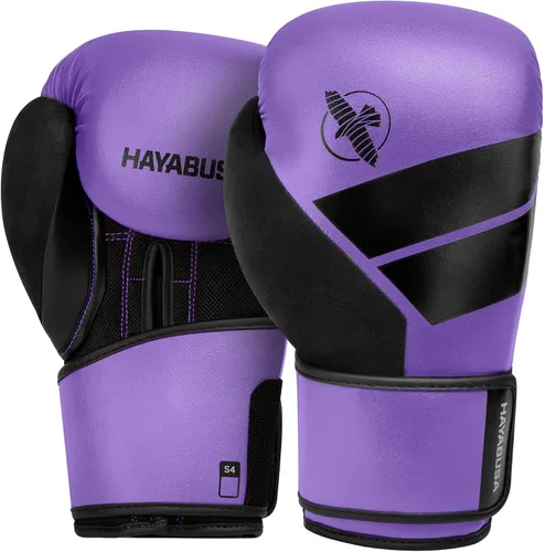Miniatura 11 de Hayabusa Guantes de boxeo de piel sintética S4 para hombres, mujeres y niños, 10 onzas, 12 onzas, 14 onzas, 16 onzas, entrenamiento, sparring