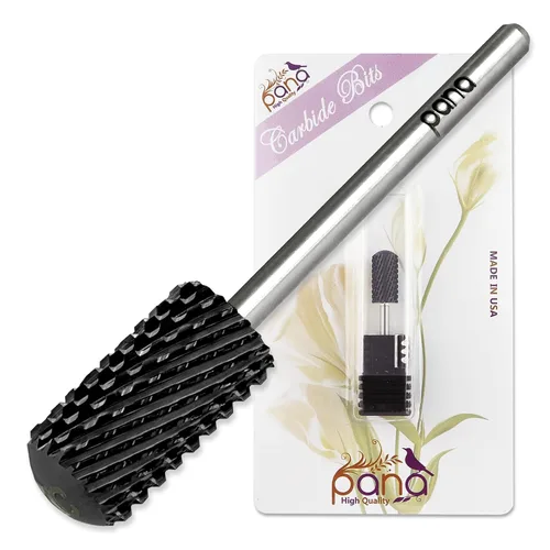 Miniatura 9 de PANA - Broca de carburo para uñas de cabeza pequeña con punta lisa, tamaño de vástago de 3/32 pulgadas, barril pequeño, uso profesional,