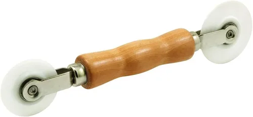 Prime-Line P 8058 Herramienta Rodante Profesional Combo de Nailon Blanco de 2-1/2 Pulg. x 2 Pulg. (Paquete Individual)