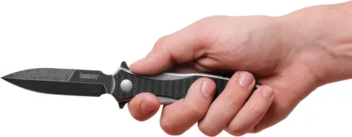 Miniatura 8 de Kershaw Decimus A/O Frame Lock Cuchillo Negro GFN (3.25" Blackwash) 1559