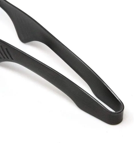 Miniatura 5 de Todai - Pinzas para barbacoa Yakiniku antideslizantes de acero inoxidable de 9.4 pulgadas (negro)