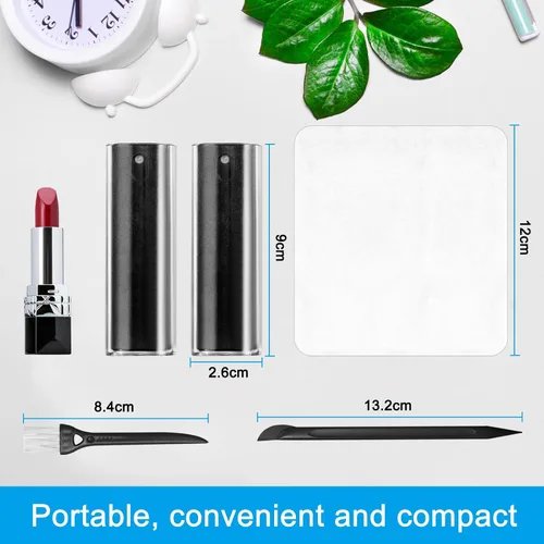 Miniatura 6 de walrfid Paquete de 2 limpiadores de pantalla en aerosol y toallitas para monitor de laptop y pantallas de automóvil, kit de limpieza de niebla