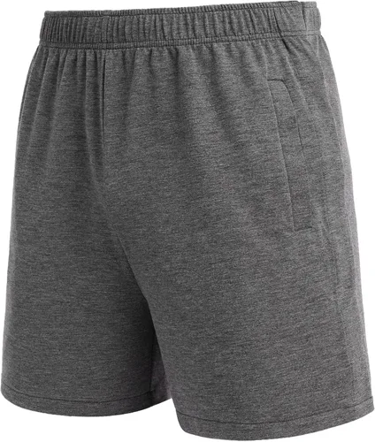 Miniatura 3 de Deyeek Pantalones cortos deportivos unisex para hombre, pantalones cortos de algodón con bolsillos para después de la cadera y la rodilla
