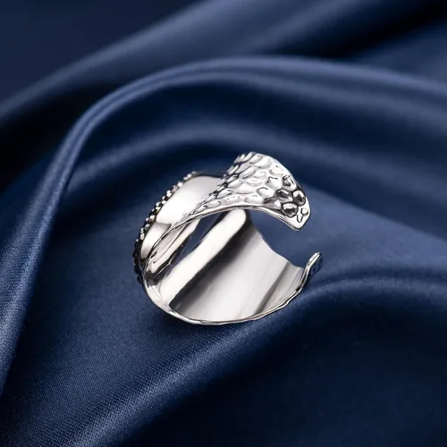 Miniatura 4 de Jeka Anillo de ojo malvado, joyería hippie punk cool anillos Mal De Ojo protección turca, Oro