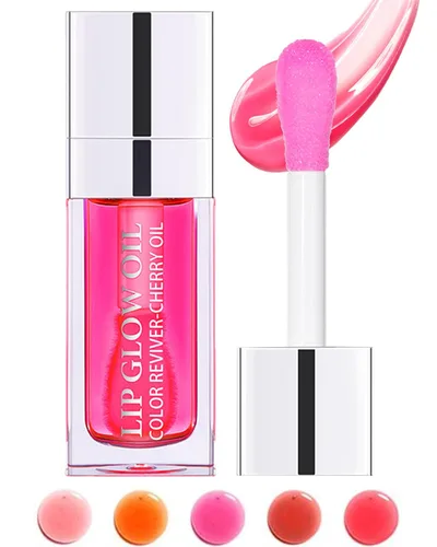 Miniatura 13 de Aceite de labios que brilla intensamente, brillo hidratante para labios, aceite labial Glow Reviver, tinte de aceite hidratante de larga duración