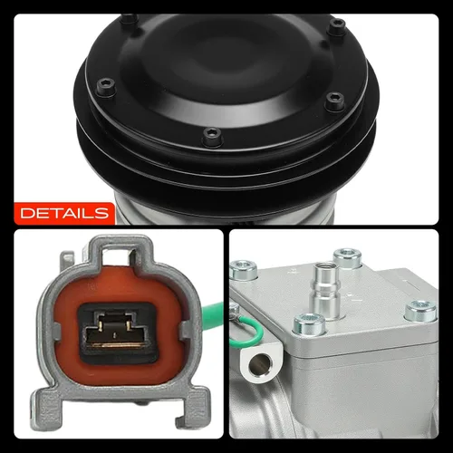 Miniatura 9 de A-Premium Compresor de aire acondicionado con embrague compatible con excavadora John Deere for Excavator