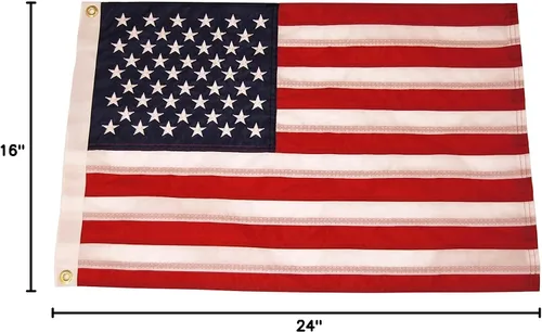 Miniatura 8 de Bandera de los Estados Unidos para barco bordada, de Taylor Made Products, con 50 estrellas