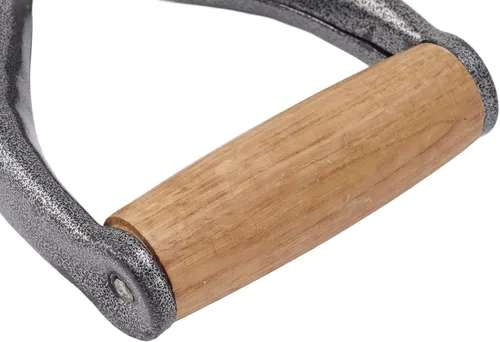 Miniatura 8 de Diydeg Mango de pala D-Grip, mango de pala reutilizable de 1.22 pulgadas, metal y madera, plata, pala de trasplante, herramienta de jardín