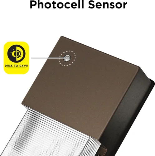 Miniatura 4 de Feit Electric Paquete de luces LED de pared para exteriores de 20 W con fotocélula del atardecer al amanecer, luz de seguridad montada en la pared