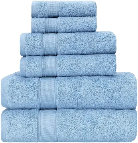 Miniatura 17 de LA HAMMAM - Paquete de 6 toallas de mano de 16 x 28 pulgadas de algodón turco para baño, cara, hotel, gimnasio y spa Extra suave al tacto, secado