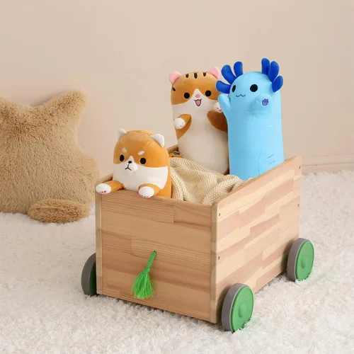 Miniatura 5 de PEACH CAT Almohada de Peluche de Ajolote Largo Azul Juguete Lindo Animal de Peluche Ajolote para Niñas y Niños 19.6" Azul a