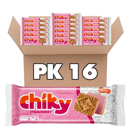 Miniatura 17 de Chiky Galletas de Chocolate Fudge, crujientes y dulces, centro de crema suave, textura crujiente que se derrite en cada bocado, 16.9 onzas, 1 caja