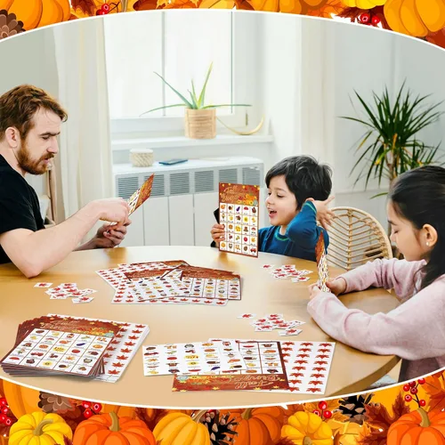 Miniatura 6 de Shappy Juego de 39 tarjetas de bingo de Pascua para niños y adultos, 28 jugadores, He is Risen, juego de fiesta, tarjetas de bingo bíblicas