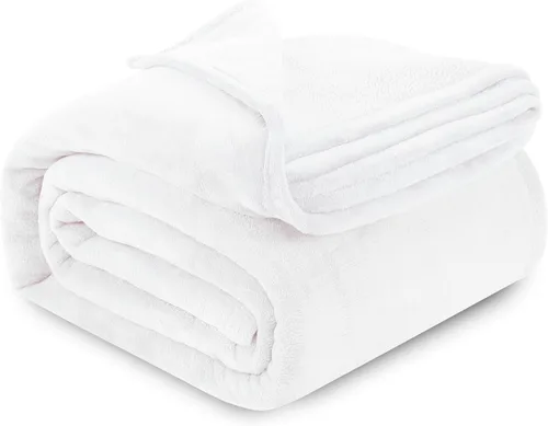 Miniatura 25 de Utopia Bedding Manta de forro polar negro, tamaño individual, ligera, mullida, suave, antiestática de microfibra (60 x 80 pulgadas)