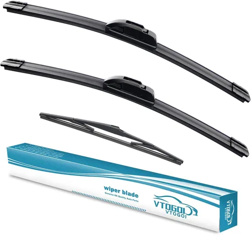 Miniatura 18 de VTOGOI escobillas de limpiaparabrisas con juego de escobillas traseras para BMW X3 2004-2010, repuestos de limpiaparabrisas automotrices, que