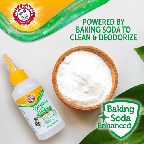 Miniatura 6 de Arm & Hammer Complete Care Gel oral sin escobillas para perros, sabor a mantequilla de maní, pasta de dientes para perros sin cepillo, bicarbonato