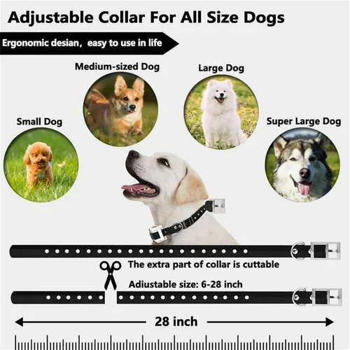Miniatura 8 de Valla inalámbrica para perros, sistema eléctrico de contención de límites para perros, rango ajustable de hasta 1640 pies, collar de entrenamiento