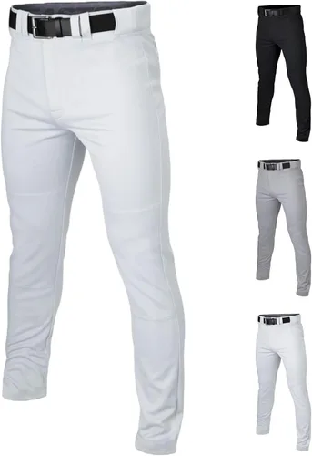 Miniatura 7 de Easton Rival+ Pantalón de béisbol de largo completo, ajuste semirrelajado, tallas para adultos, unicolor o ribeteados