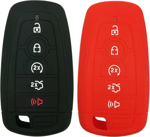 Miniatura 8 de 2 piezas Coolbestda Funda protectora completa para llavero remoto para Ford Bronco Mustang Fusion Raptor F250 F350 F450 F550 Edge Explorer