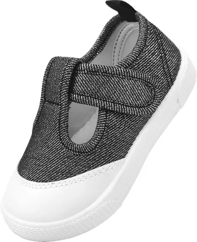 Miniatura 2 de Zapatillas de lona Mary Jane con correa en T para niñas pequeñas