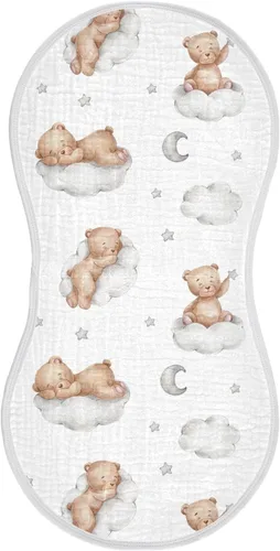 Miniatura 26 de vvfelixl Paños para eructos para bebé, Pembroke Welsh Corgi Tricolor Dog Patrón sin costuras para bebé recién nacido, juego de paños de algodón